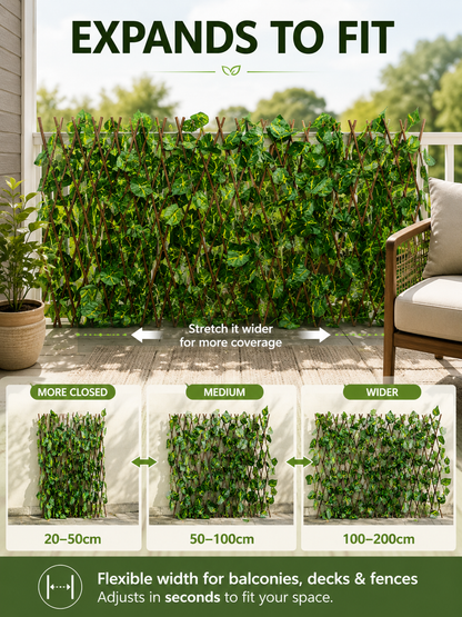 ✈️Last Day 50% OFF%🌿Garden Trend🔥Artificial ivy retractable fence privacy screen