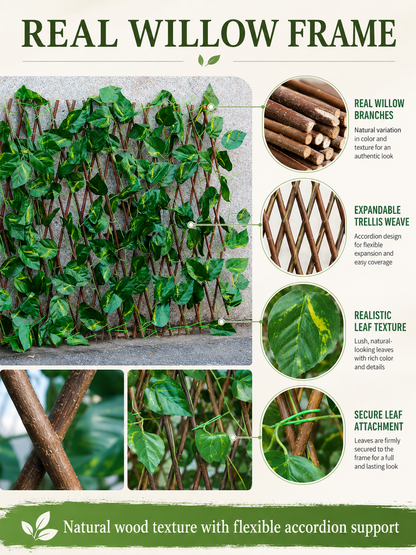 ✈️Last Day 50% OFF%🌿Garden Trend🔥Artificial ivy retractable fence privacy screen