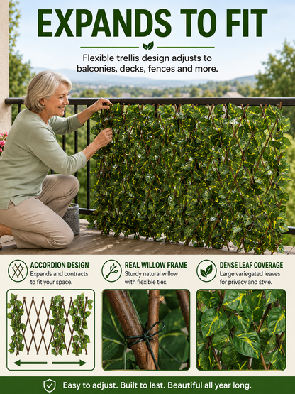 ✈️Last Day 50% OFF%🌿Garden Trend🔥Artificial ivy retractable fence privacy screen