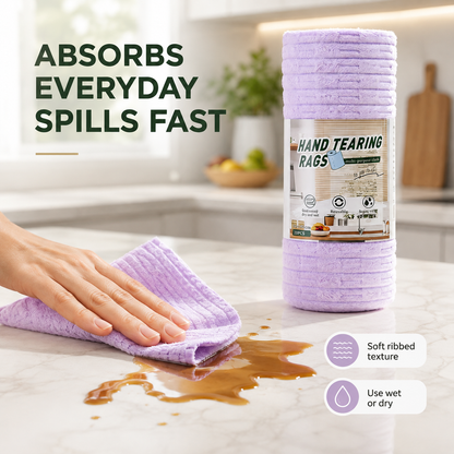 🏅Multipurpose Reusable Tear-Off Cleaning Cloth Roll