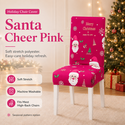 🎄Christmas Stretch Dining Chair Cover | Holiday Decor