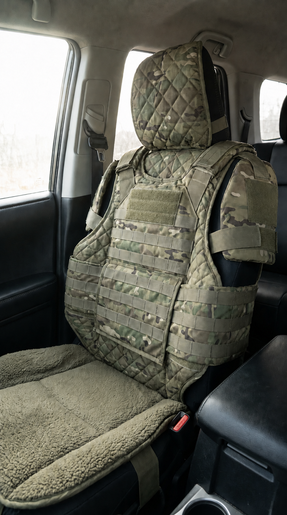 🏅2026 Best Seller🚙Rugged Truck Seat Cover – Tactical Storage, Seat Protection & All‑Day Comfort