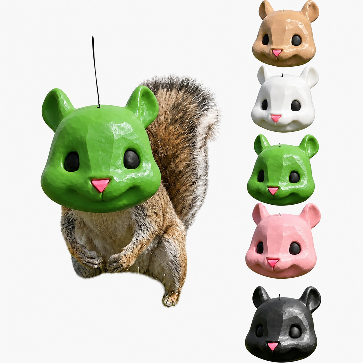 ✈️Last Day 50% OFF✨🐿️✨Funny Big-Head Squirrel Feeder – Turn Every Backyard Visit Into a Laugh🌿