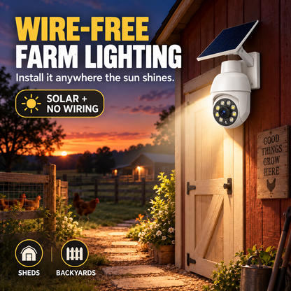 🔥Last Day 49% OFF 🔥 - Solar-Powered Simulated Surveillance Camera Street Light