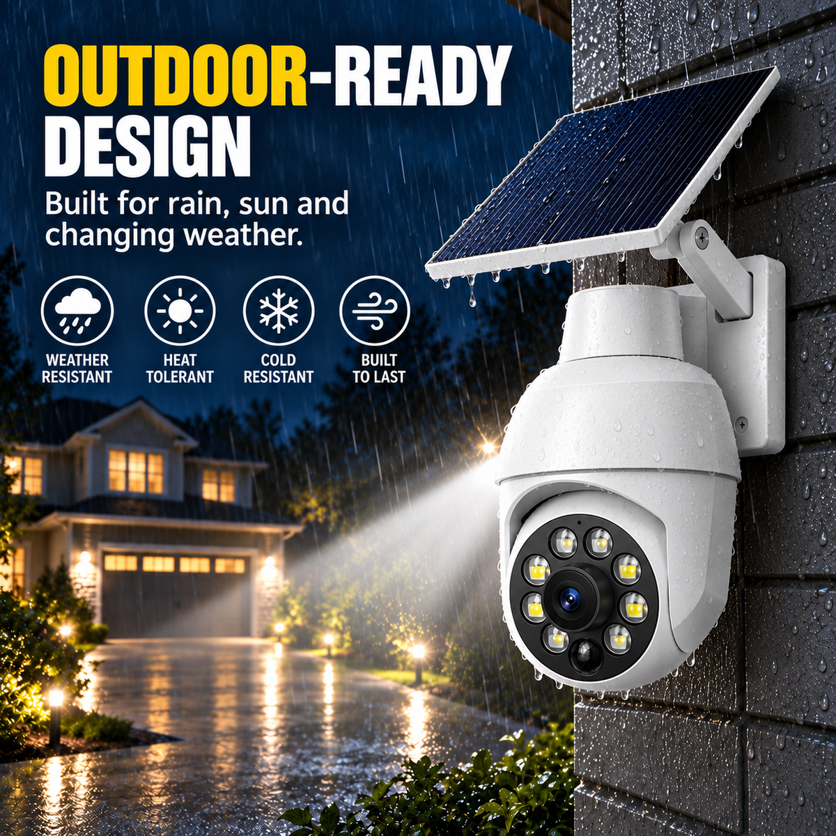 🔥Last Day 49% OFF 🔥 - Solar-Powered Simulated Surveillance Camera Street Light