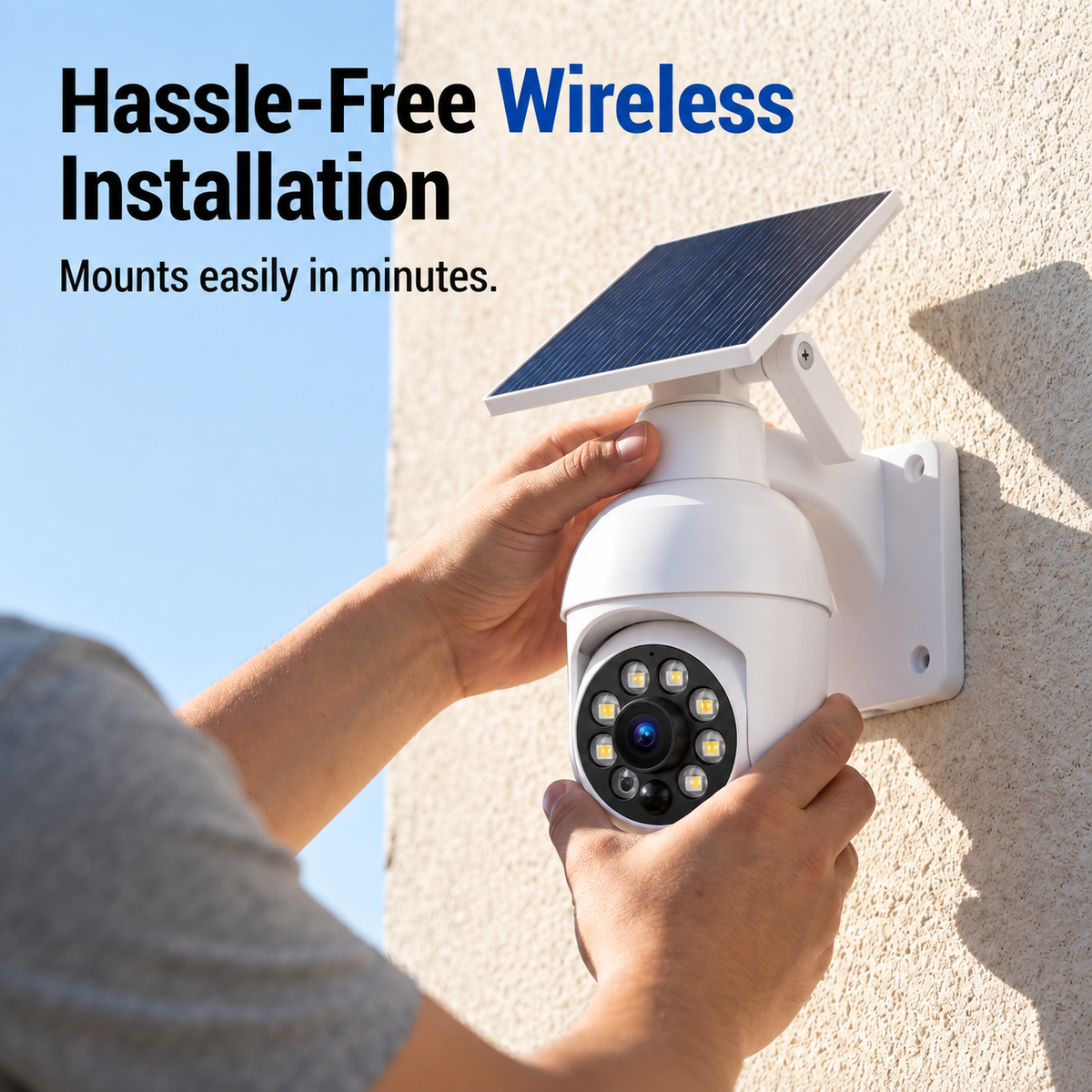🔥Last Day 49% OFF 🔥 - Solar-Powered Simulated Surveillance Camera Street Light