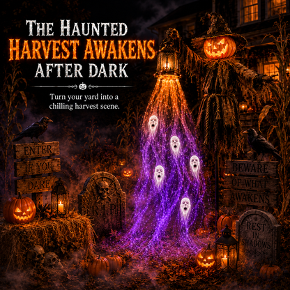 🎃 Today 49% OFF🎁💀Halloween Soul Harvester Animated Garden Light