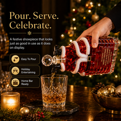 🎅 2026 Christmas Gift 50% Off--💥Santa Stuck in the Chimney Whiskey Bottle