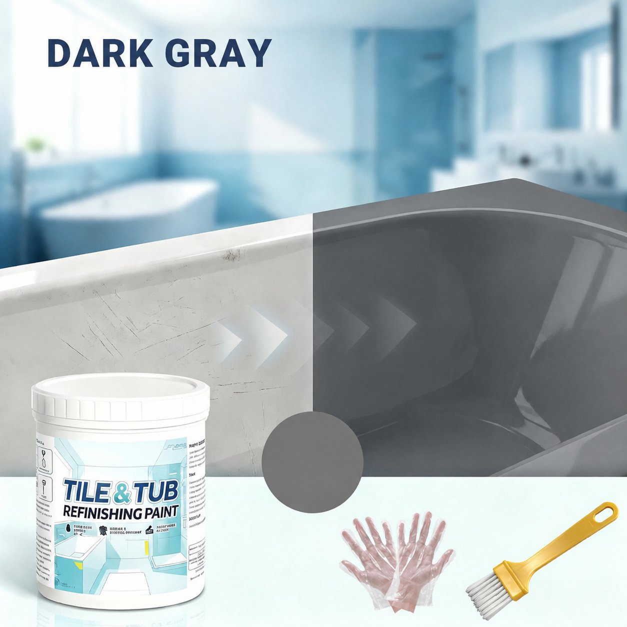 🔥Hot Sale - 58% OFF🔥Premium Tile & Tub Refinishing Paint Kit