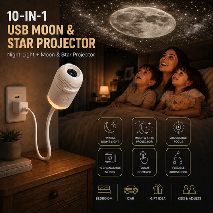 Galaxy Projector Night Light With Projection Discs