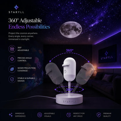 Galaxy Projector Night Light With Projection Discs