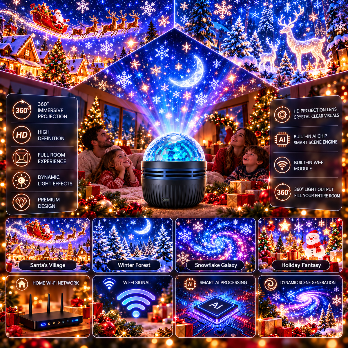 🎄🎁 HOT DEAL 55% OFF | Transform Your Room Into a Christmas Wonderland