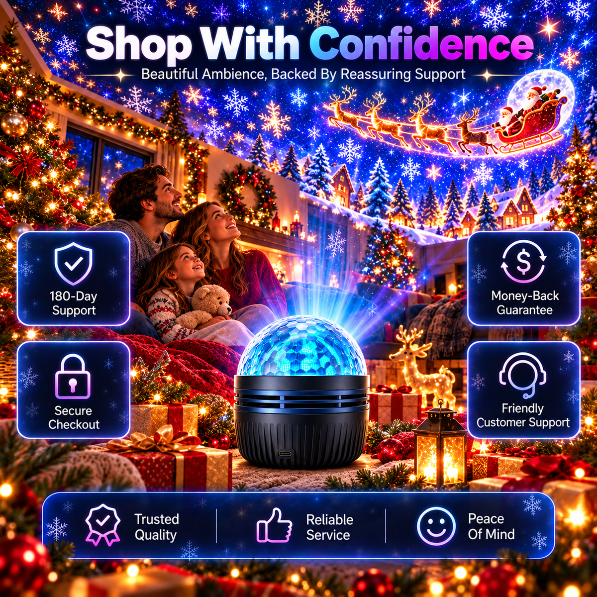 🎄🎁 HOT DEAL 55% OFF | Transform Your Room Into a Christmas Wonderland