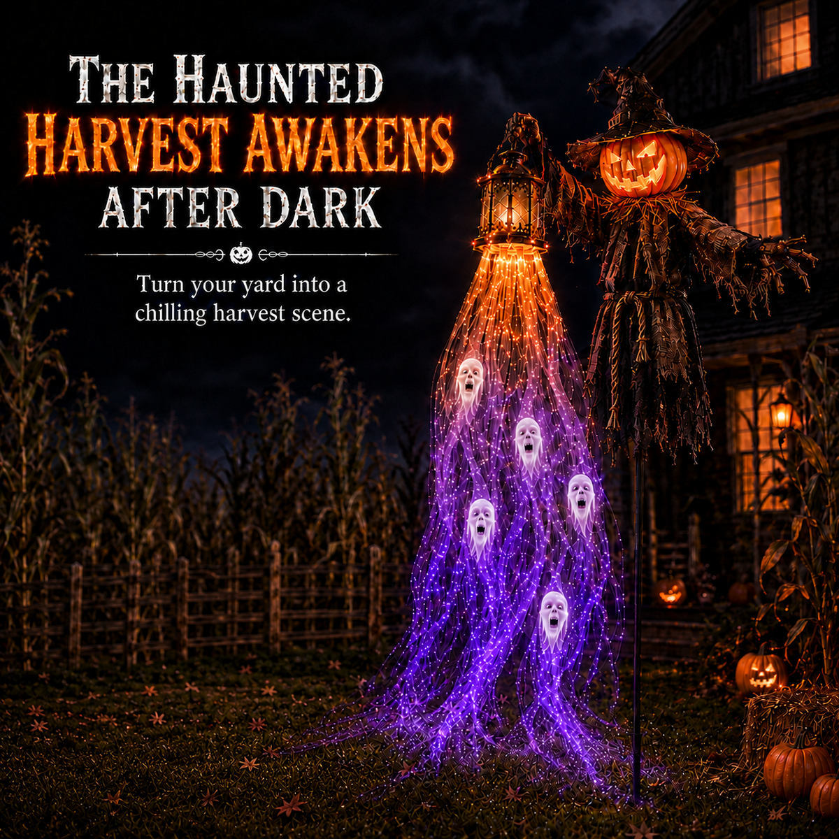 🎁 Today Only: 51% OFF 🎁Animated Halloween Soul Harvester Garden Light Collection💀