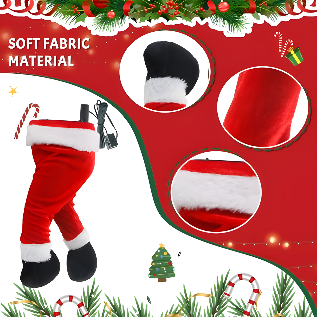🏅2026 BestSeller | 🎅 Christmas Swinging Leg Ornament