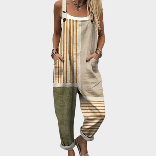 Comfortable Printed Overall