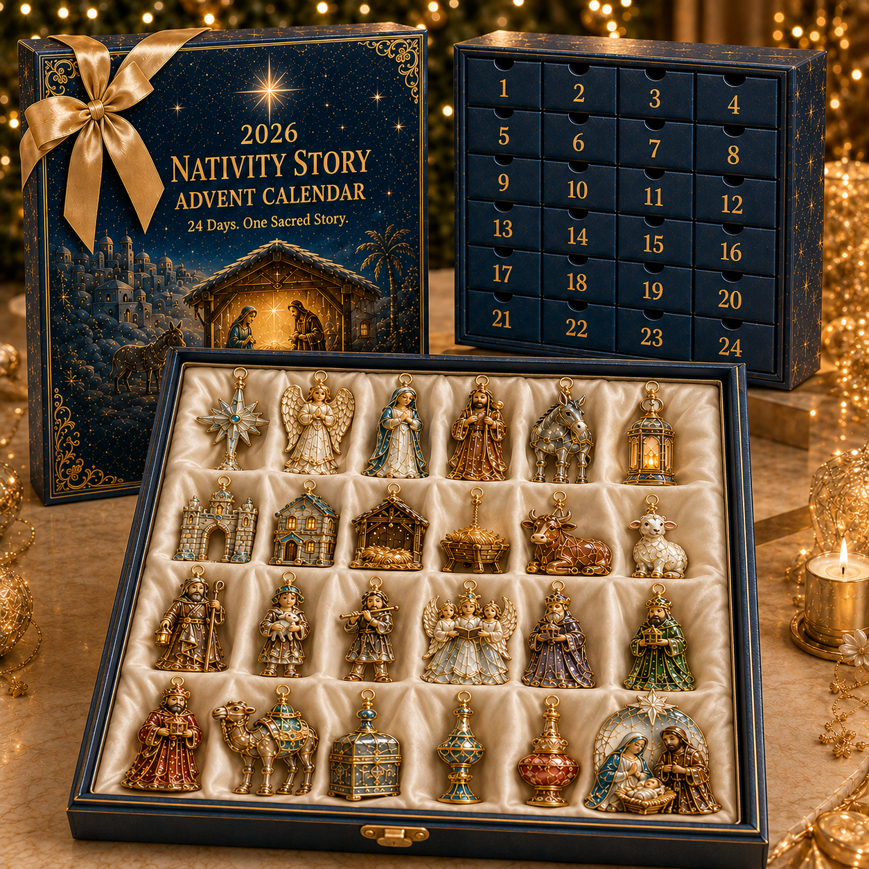 🌎Ends Today: 70% OFF!🔥🎄 2026 Nativity Story Advent Calendar – 24 Days of Sacred Christmas Surprises
