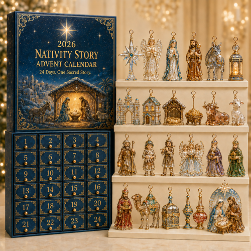 🌎Ends Today: 70% OFF!🔥🎄 2026 Nativity Story Advent Calendar – 24 Days of Sacred Christmas Surprises