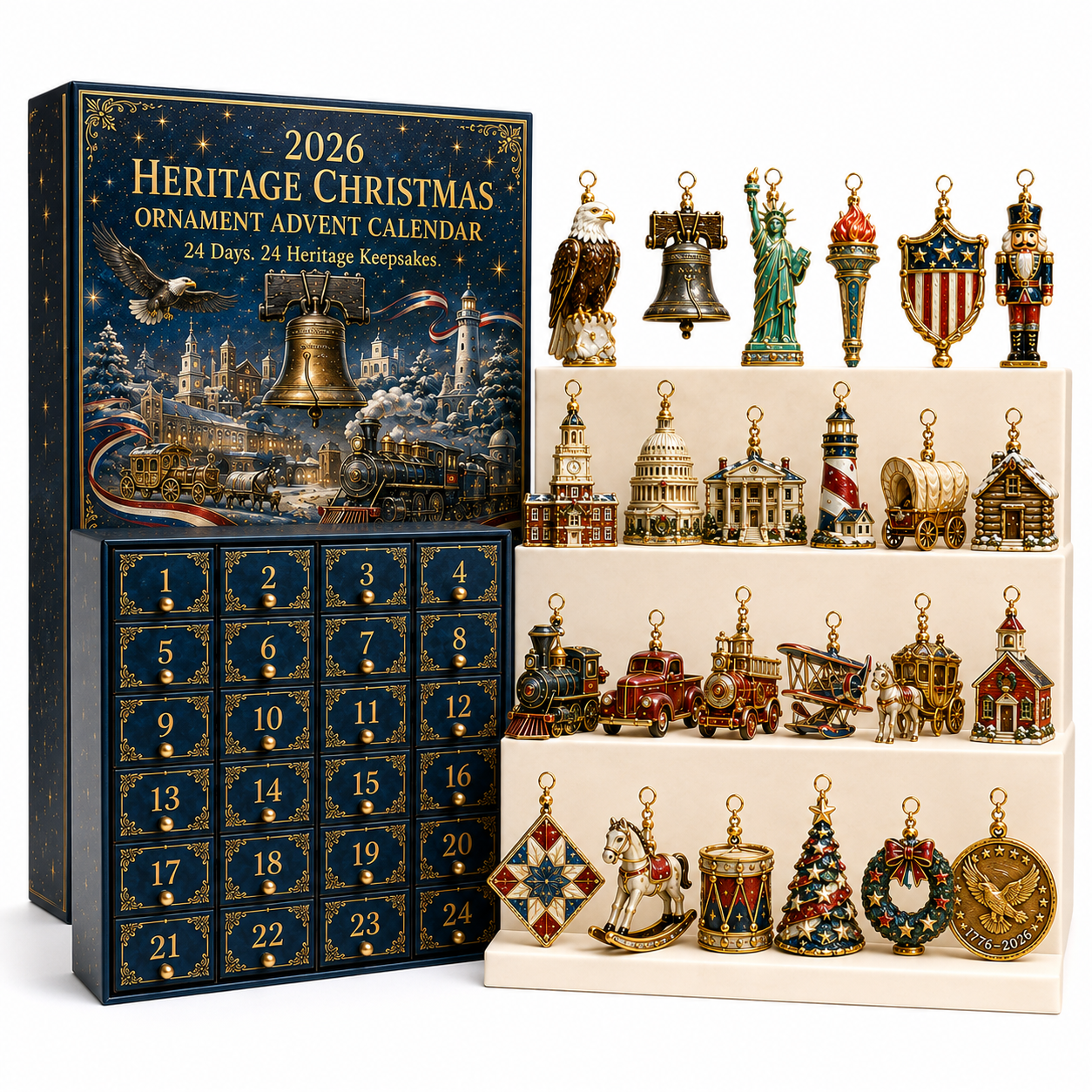 🔥America 250th Anniversary Heritage Christmas Advent Calendar