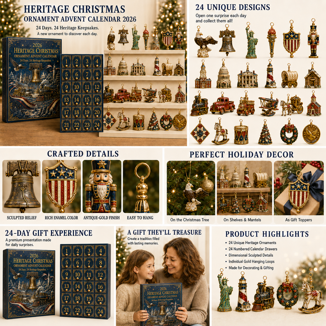 Complete Heritage Christmas Advent Calendar product overview