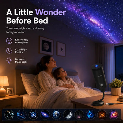 ⏰Last day Promotion 🔥Plug-&-Play HD Christmas Projector