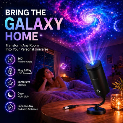 ⏰Last day Promotion 🔥Plug-&-Play HD Christmas Projector