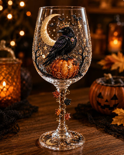 🎃 3D Halloween Goblet – Spooky Stemmed Glass