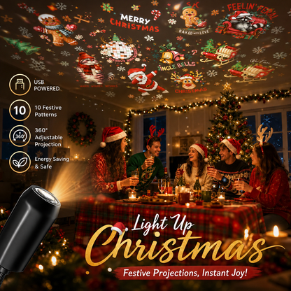 LAST DAY 50% OFF🔥HD CHRISTMAS SCENE PROJECTOR
