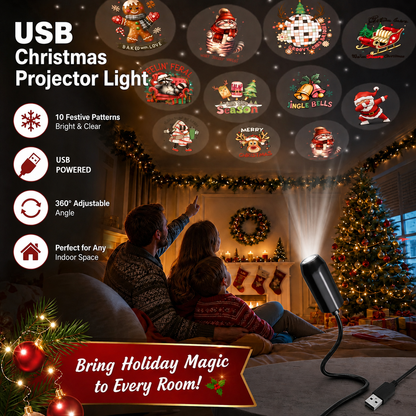 LAST DAY 50% OFF🔥HD CHRISTMAS SCENE PROJECTOR