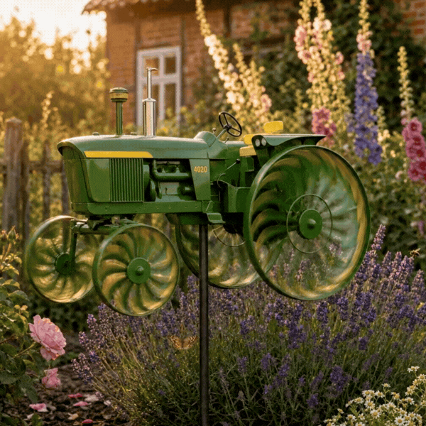 🌎Ends Today: 70% OFF!🔥 🚜Earl's Handmade Tractor Wind Spinner