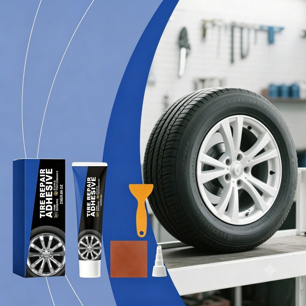🔥Weather-Resistant Waterproof Flexible Tire Repair Adhesive