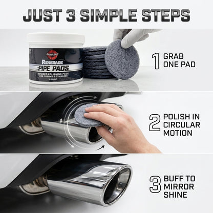 ✨ MirrorFinish Polishing Pads – Helps Reduce Scratches & Oxidation