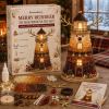 ✈️Last Day 50% OFF✨Lighted Christmas Character Sea Glass-Style Lighthouse Kit Collection