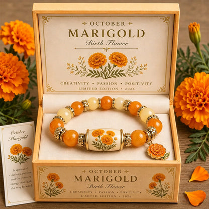 ✈️Last Day 50% OFF✨🌸 Birth Flower Blessing Bracelet | 2026 Limited Edition Only 8 Left