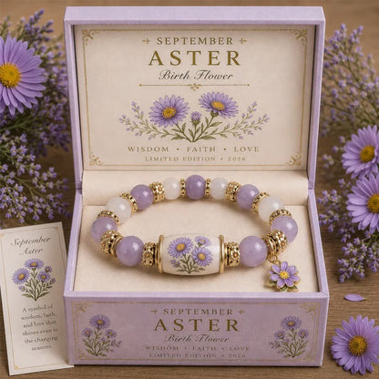 ✈️Last Day 50% OFF✨🌸 Birth Flower Blessing Bracelet | 2026 Limited Edition Only 8 Left