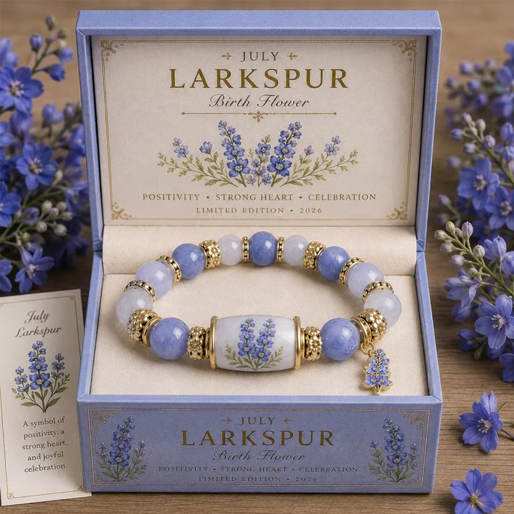 ✈️Last Day 50% OFF✨🌸 Birth Flower Blessing Bracelet | 2026 Limited Edition Only 8 Left