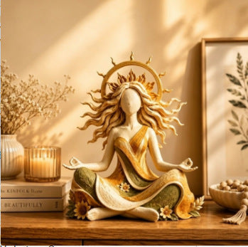 🧘🍃The Power Of Serenity Growth | Inner Harmony Sculptural Figurine 🌙