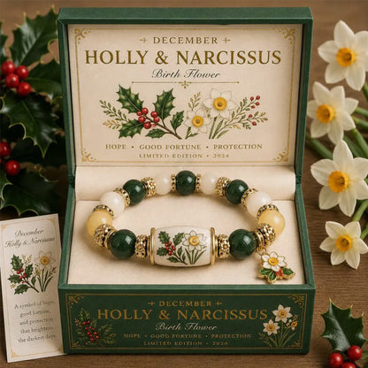 ✈️Last Day 50% OFF✨🌸 Birth Flower Blessing Bracelet | 2026 Limited Edition Only 8 Left