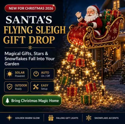 🎁Today Only: 66% OFF🔥Snowman Magic Fountain – Solar Flowing Snowflake Christmas Garden Light