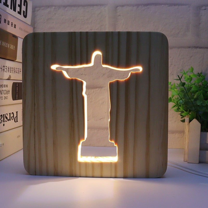 ✈️Last Day 50% OFF✨Wooden Cross Lamp