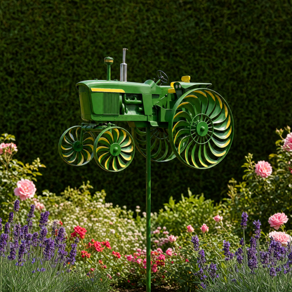 🌎Ends Today: 70% OFF!🔥 🚜Earl's Handmade Tractor Wind Spinner
