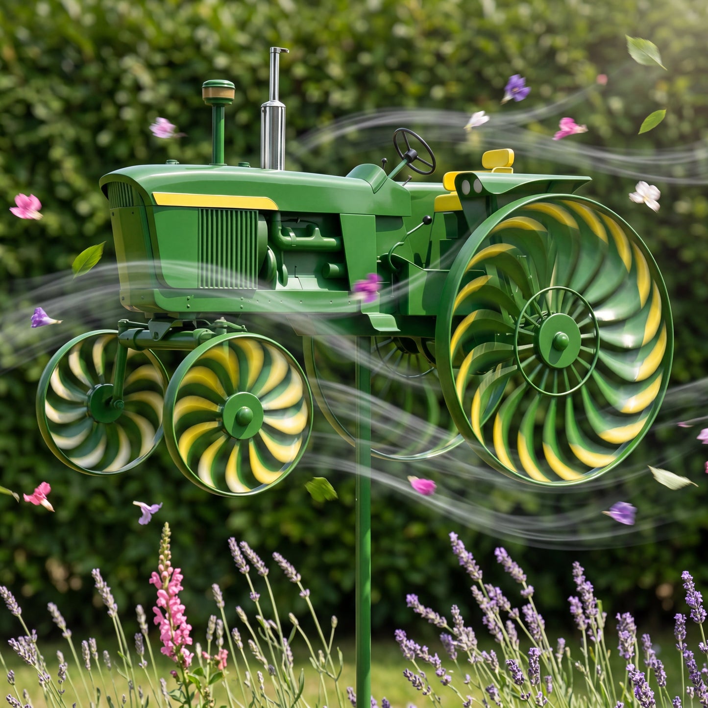 🌎Ends Today: 70% OFF!🔥 🚜Earl's Handmade Tractor Wind Spinner