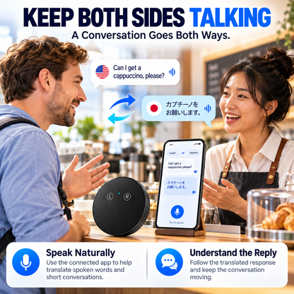 🔥LAST DAY 49% OFF🌍 AI Translator – 165+ Languages | Two-Way Voice for Work & Everyday Life