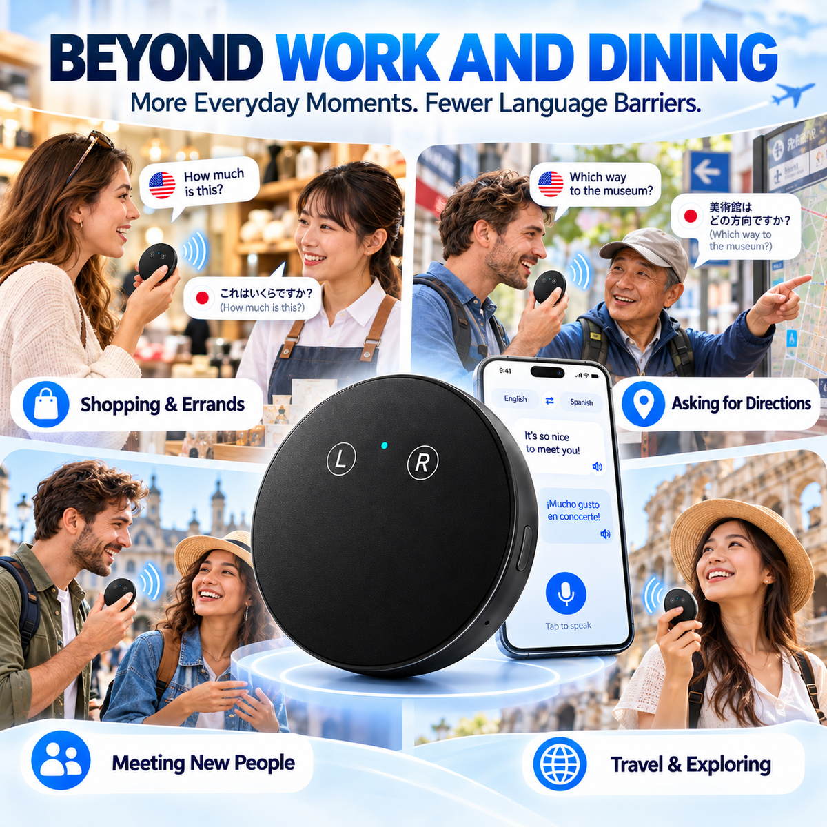 🔥LAST DAY 49% OFF🌍 AI Translator – 165+ Languages | Two-Way Voice for Work & Everyday Life