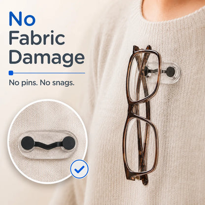 ✈️Last Day 50% OFF🧲No Damage Clothing Magnetic Glasses Holder(3pcs)