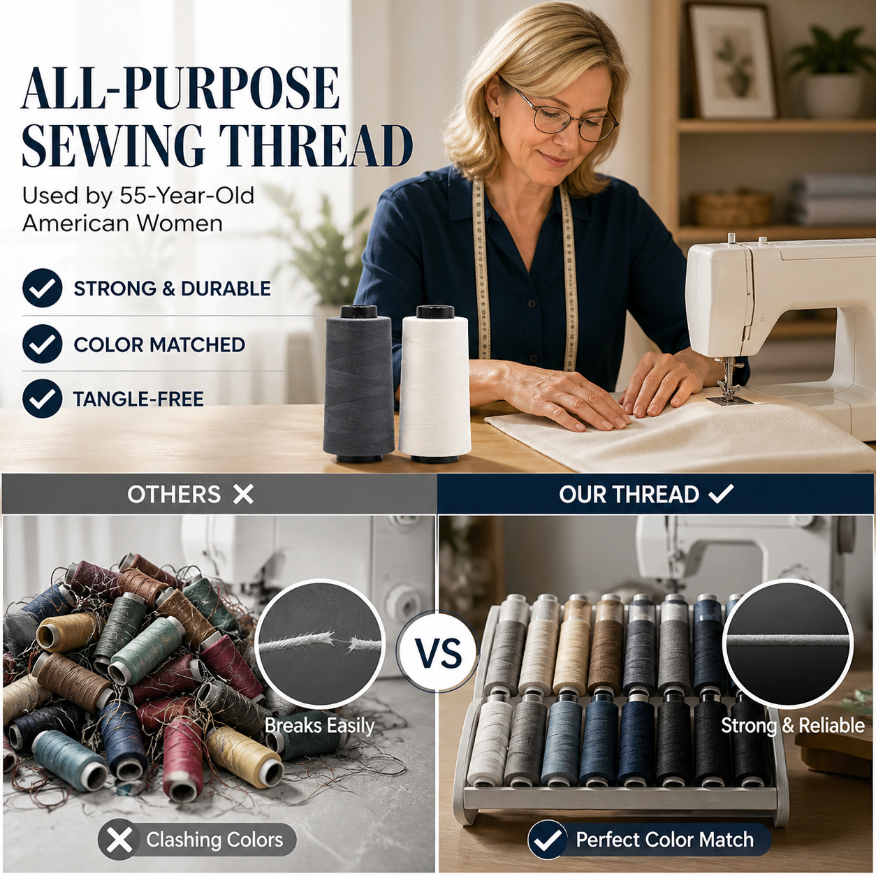 ✈️Last Day 50% OFF✨🧵All-purpose sewing thread