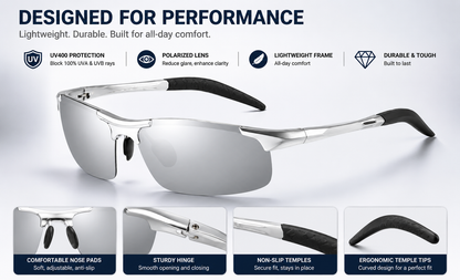 🏅100K+ Sold ✨New-Photochromic Sunglasses with Anti-glare Polarized Lens
