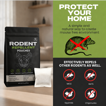 🔥Natural Rodent Repellent Pouches