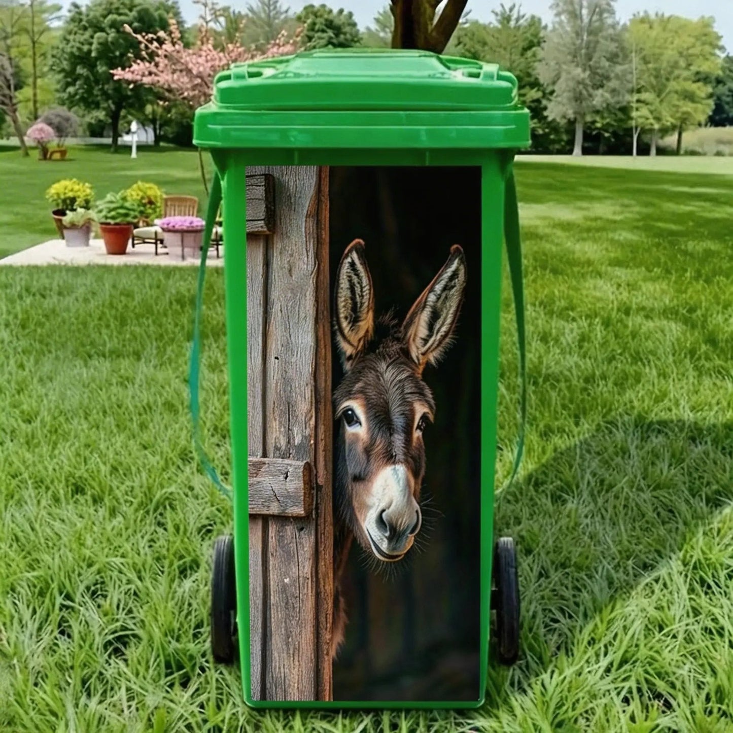 🌎Ends Today: 70% OFF!🔥Creative Trash Can Sticker with Colourful Cartoon✨
