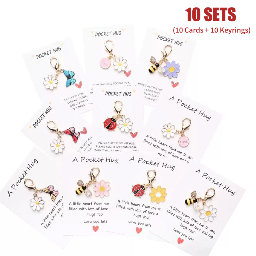 ✨20 Sets Hug Favors(🦋Butterfly, Ladybird, Flower, Bee)
